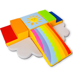 Once Upon a Cloud foam climbing blocks two colorful stairs helping balance and stepping practice