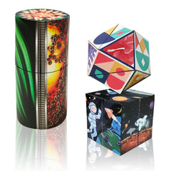 ONCOFAN 3D Flips Magic Cube Set pack 1 showing compact handheld design for stress relief