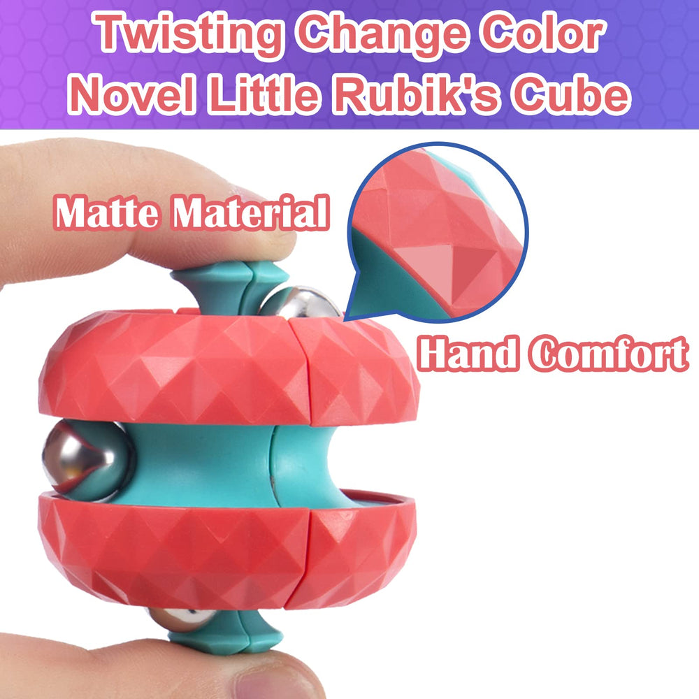 ONCOFAN colorful orbit-ball close-up highlighting smooth rotation and premium ABS material.