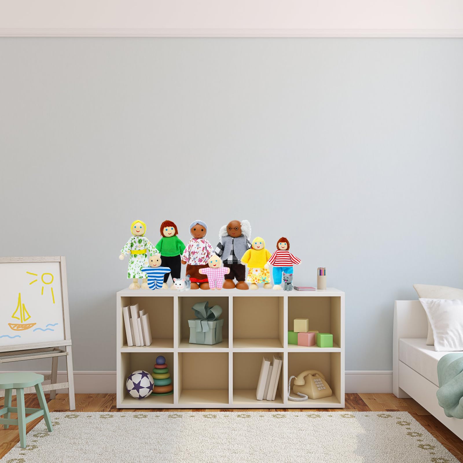 ONEST cat figure enhancing pretend family home with pet detail