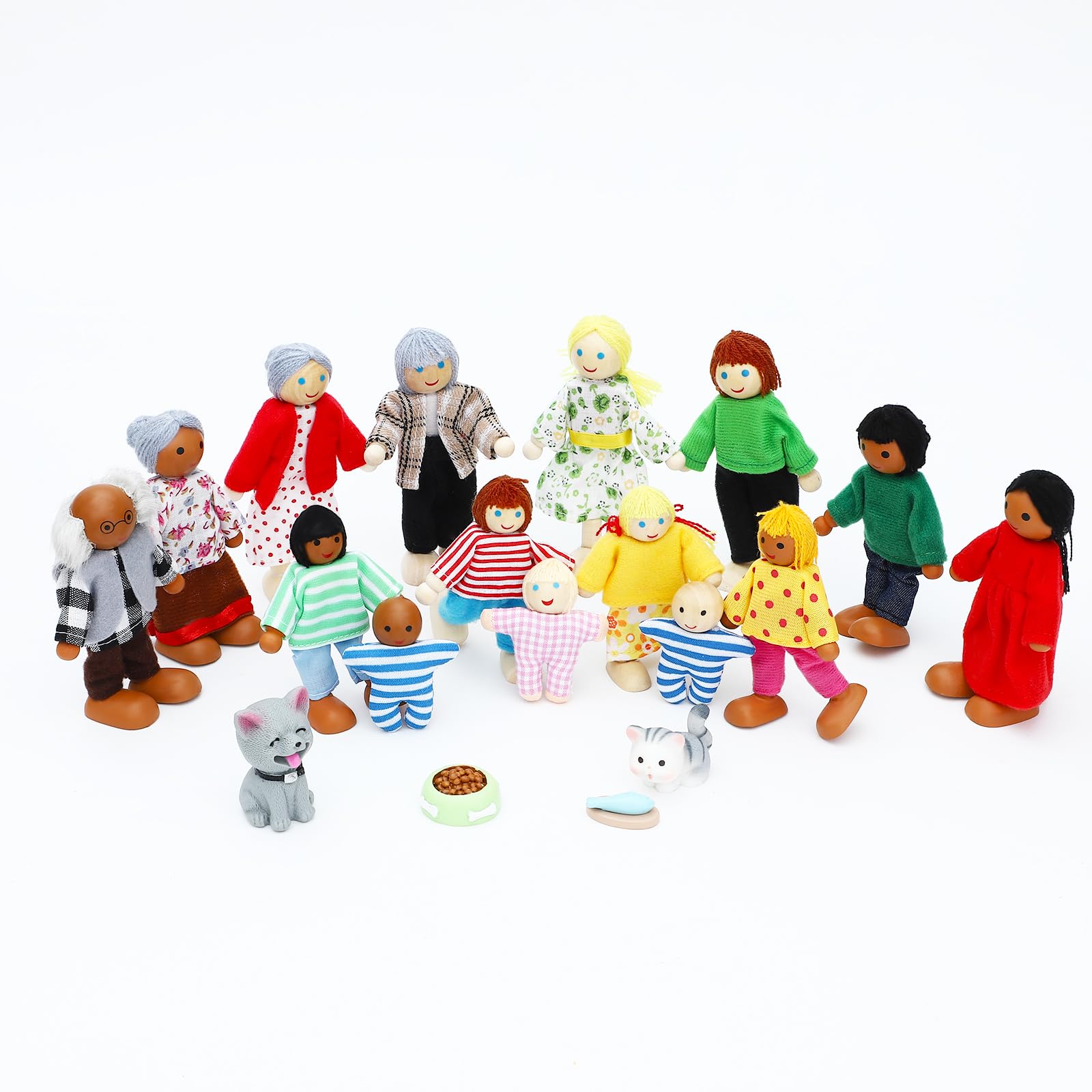 ONEST children figures with movable limbs for dynamic play poses