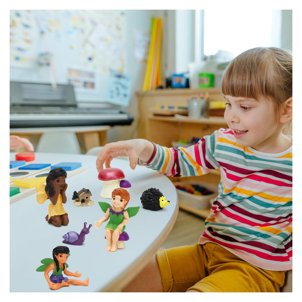 ONEST durable PVC fairy figures remain intact on tables and shelves