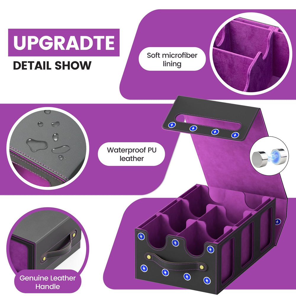Oneyus MTG Card Storage Box removable dividers help customize sections for quick access.