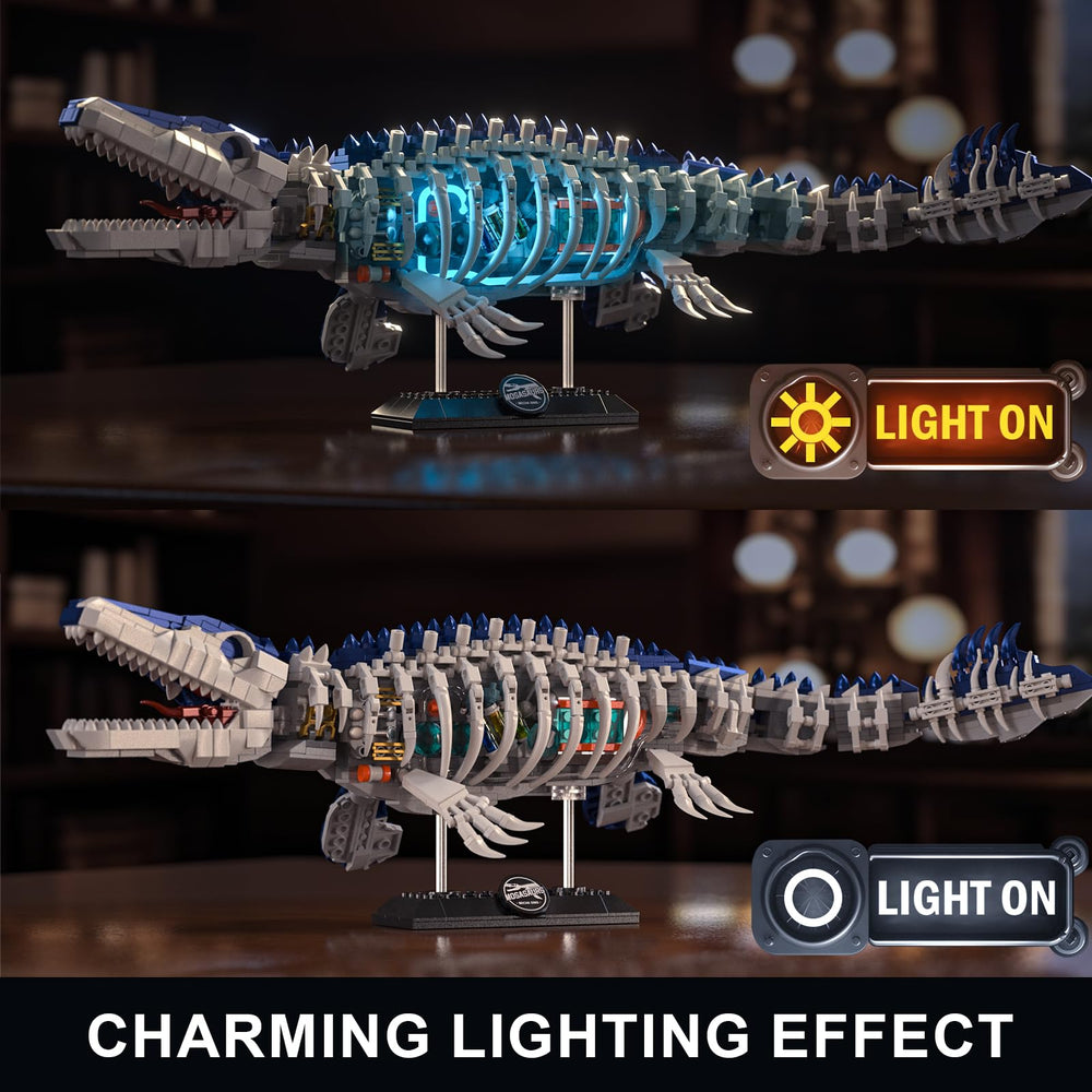 ONITUOFO dino open mouth reveals teeth for dramatic presentation