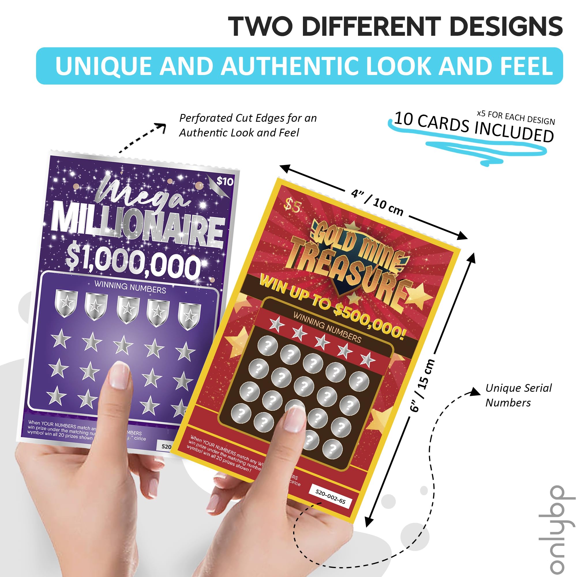 OnlyBP two-design set features $1M and $500K tickets for double fun