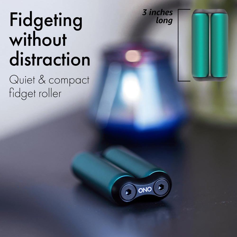 ONO Roller compact aluminum body emphasized for travel and discreet use.