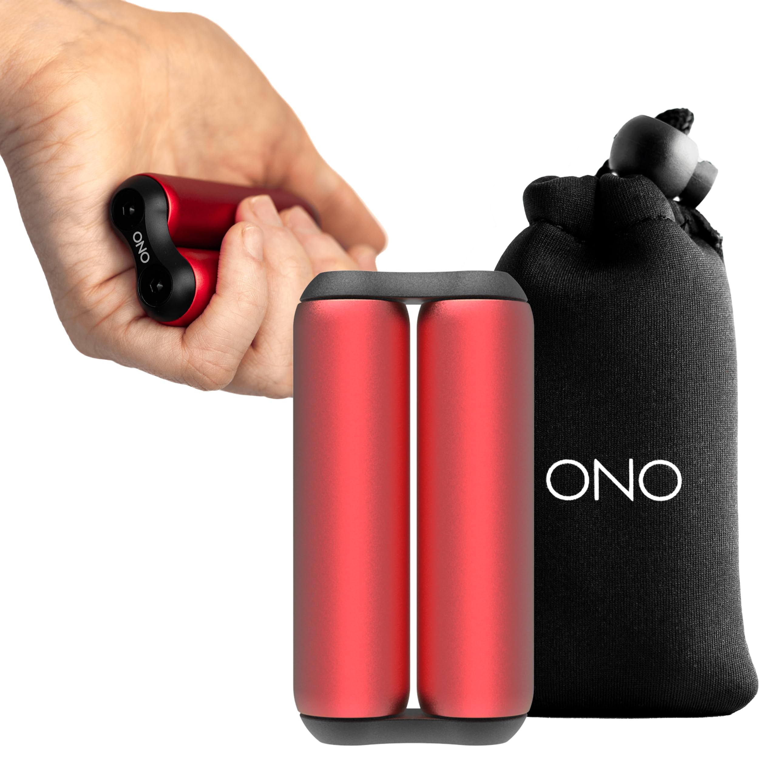 ONO Roller in hand shows smooth rolling for calm focus