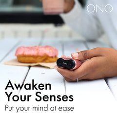 ONO Roller rose gold packaging ready gift option for desk dwellers and commuters.