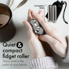 ONO Roller stainless steel finish highlights weight for smooth, satisfying glides.