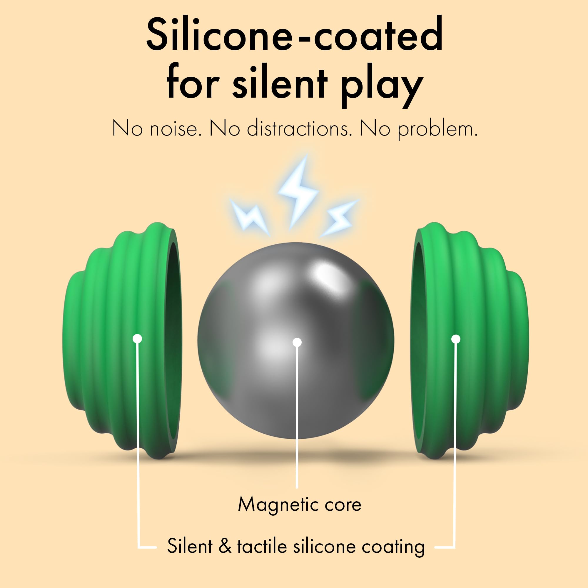 ONO Signets Emerald silicone coating resists dust for durable daily use.