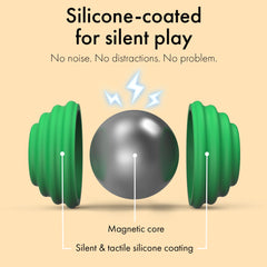 ONO Signets Emerald silicone coating resists dust for durable daily use.