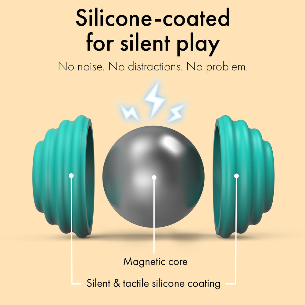 ONO Signets case view shows portable fidget set for on-the-go calm.