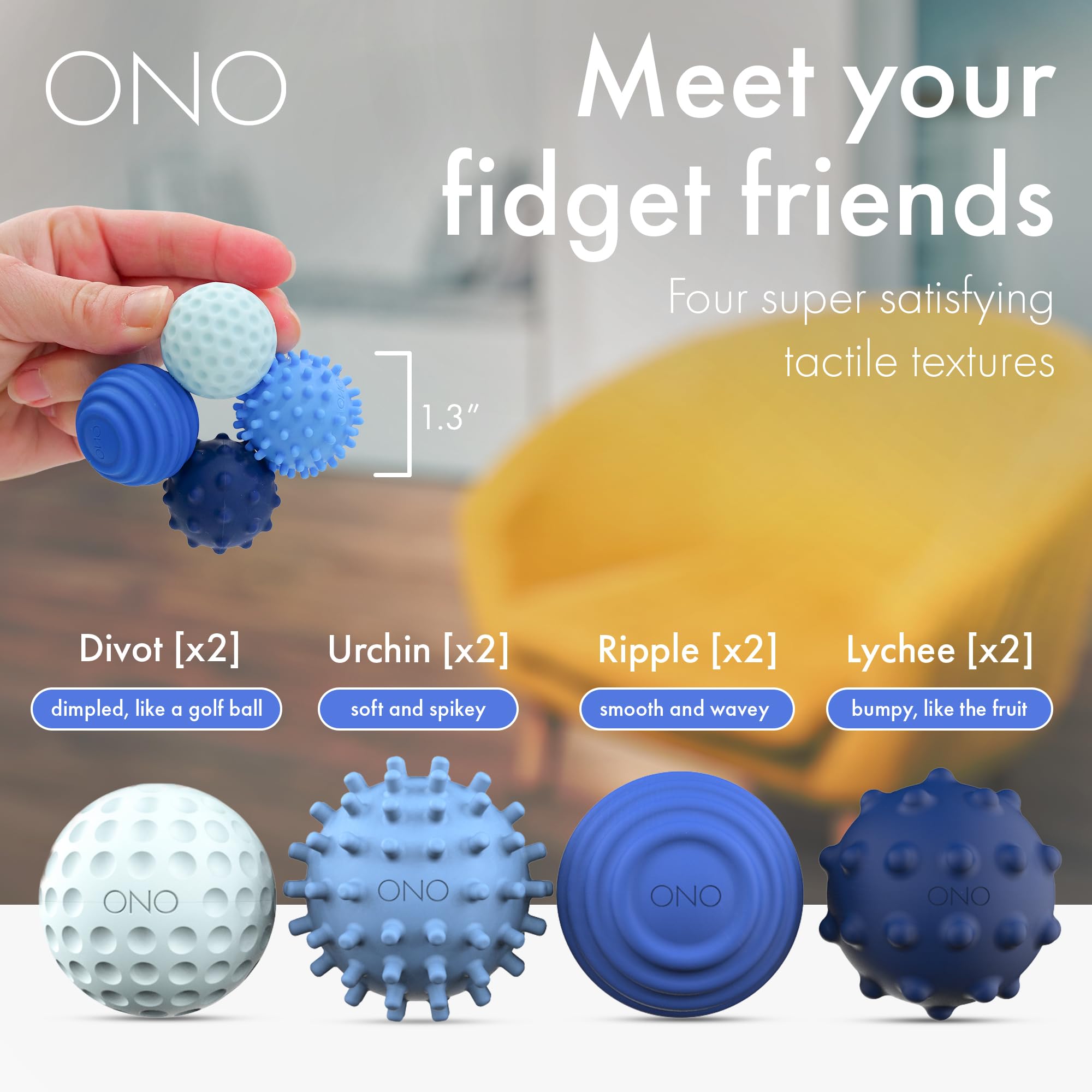 ONO Signets waves texture delivers quiet, focused play.