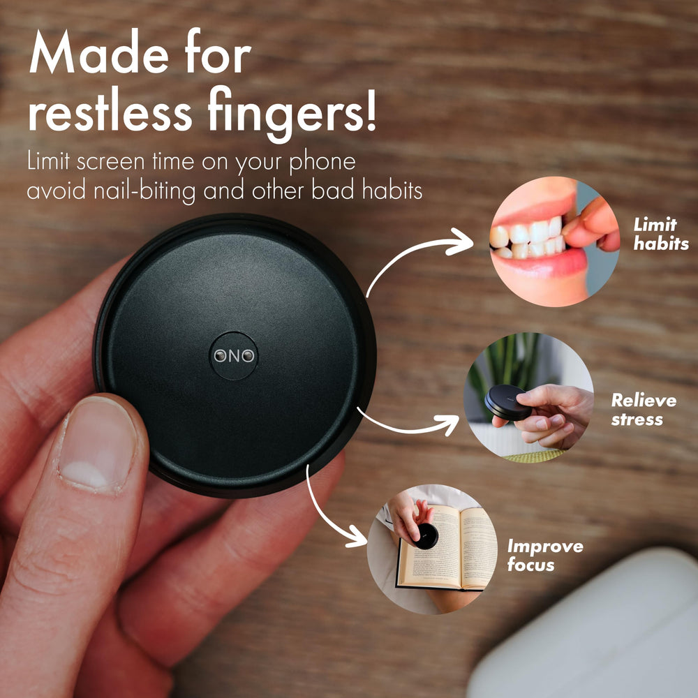ONO Slider used in office meetings with discreet stress relief.