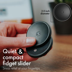 ONO Slider shows poker-chip motion for tactile focus during work.