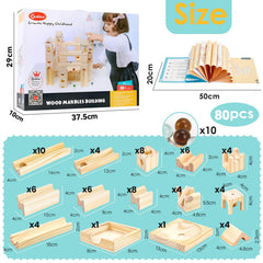 Onshine wooden set promotes early STEM skills through interactive marble play