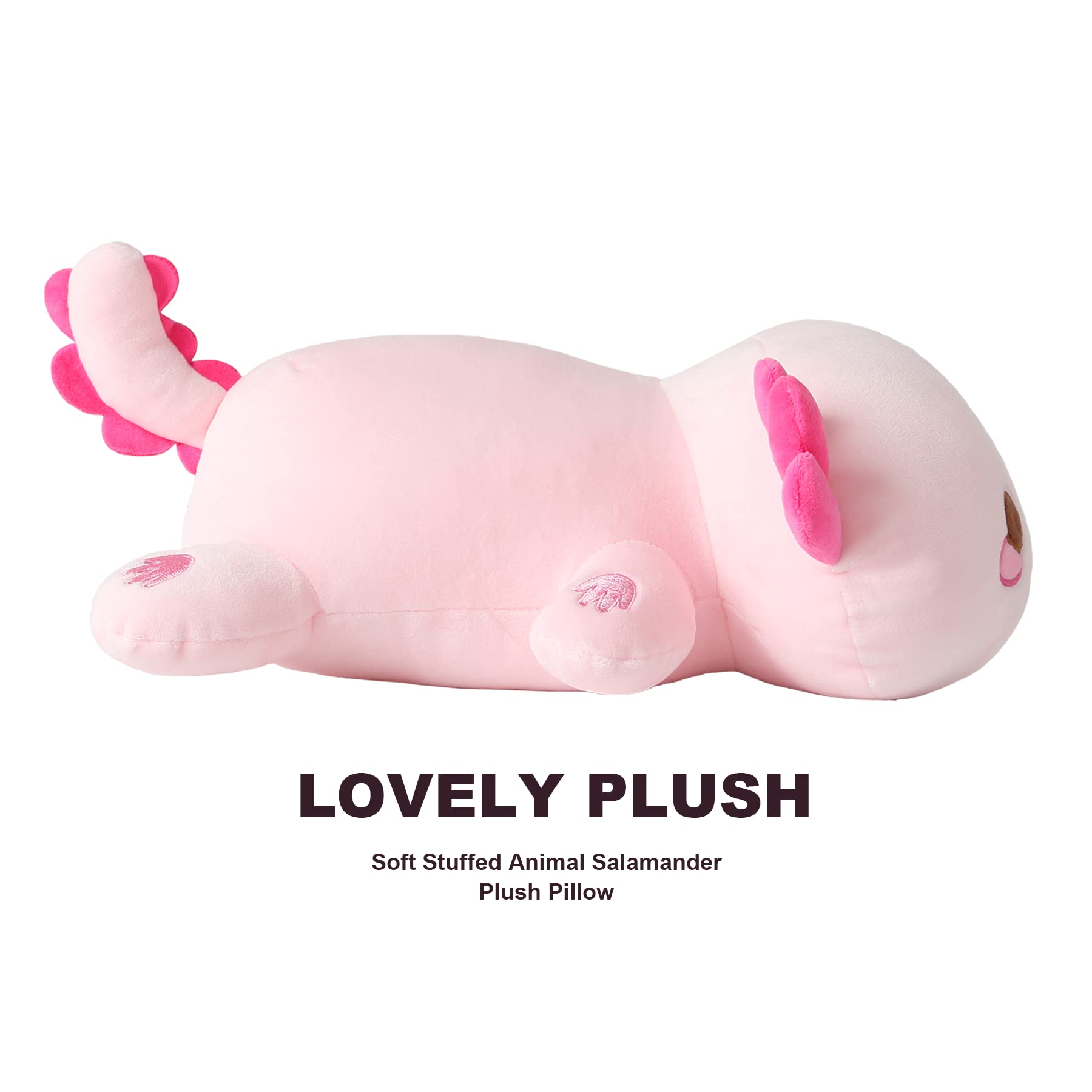 Onsoyours axolotl plush vacuum-pack removal helps restore fluff after unpacking.