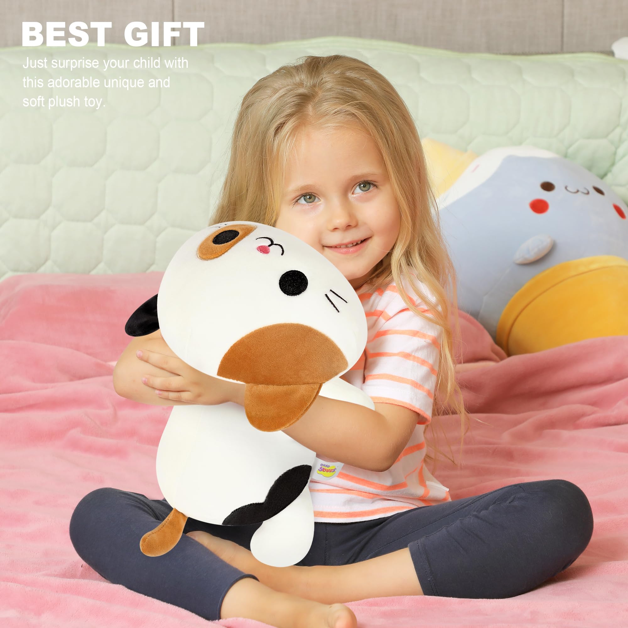 Onsoyours calico cat plush packaging presents a ready gift option