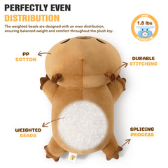 Onsoyours capybara plush pillow 1.8 lb, perfect for nap-time comfort.