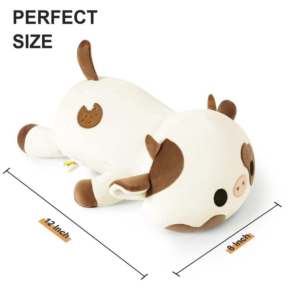Cozy room setup with Onsoyours Cow Plush as decor and pillow
