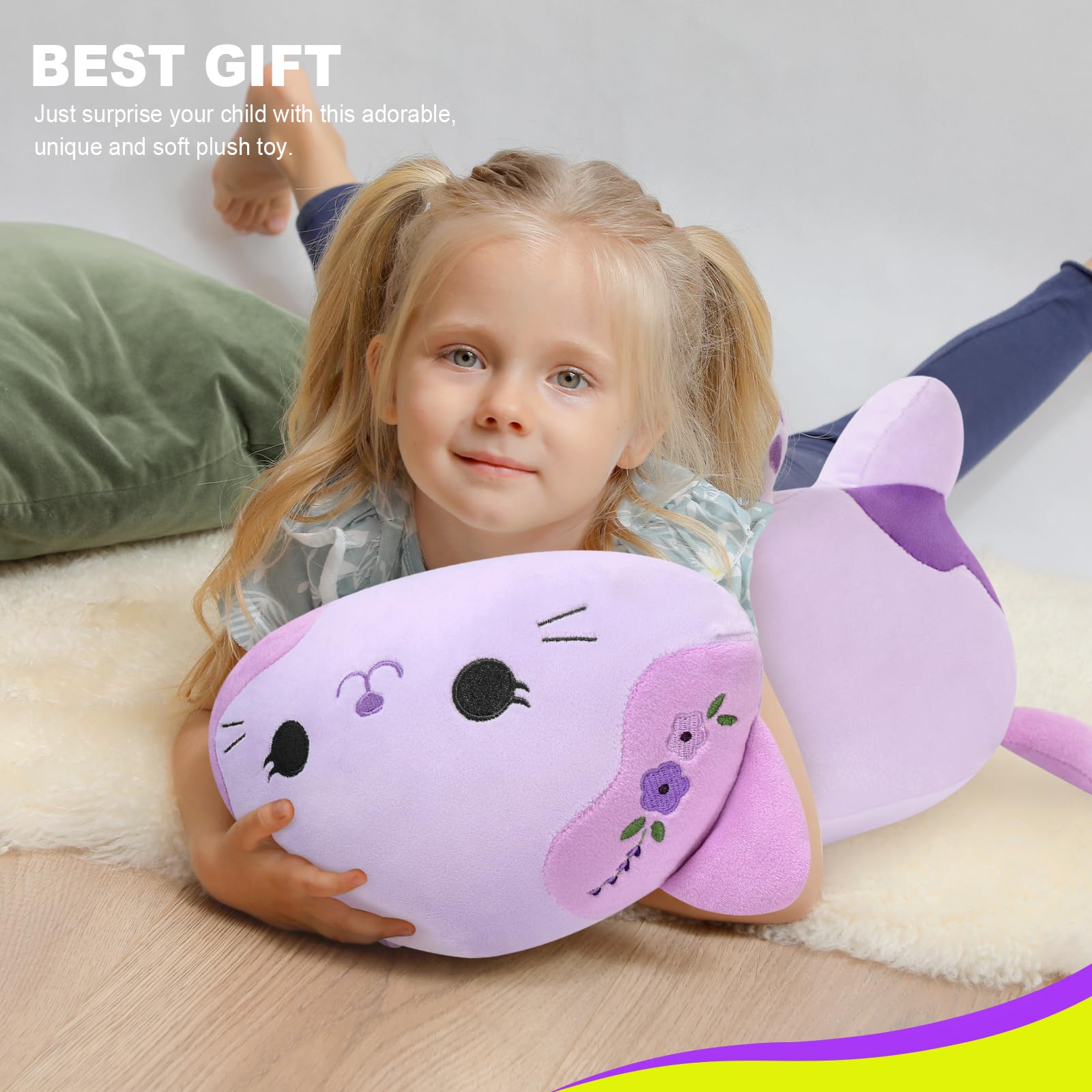 Onsoyours Vacuum-packaged plush ships flat and recovers fullness after unpacking