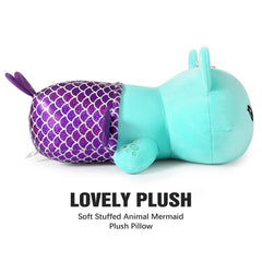 Onsoyours mermaid cat plush pillow supports comfy lounging