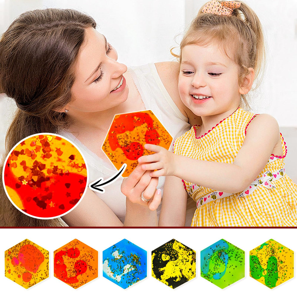 Onyoloy portable sensory toy travels easily in bags for travel calm.