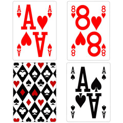 ooelyy Elite Low Vision cards front view with large numbers for easy reading.