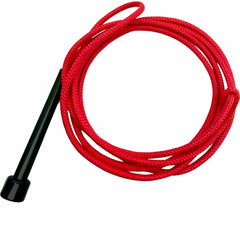 OOHGLITZ Cowboy Lasso Rope in red, pre-tied design for quick backyard roping practice.