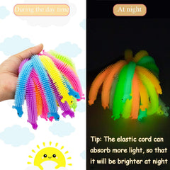 OOINQQ glow dinosaur strings in green for sensory play.