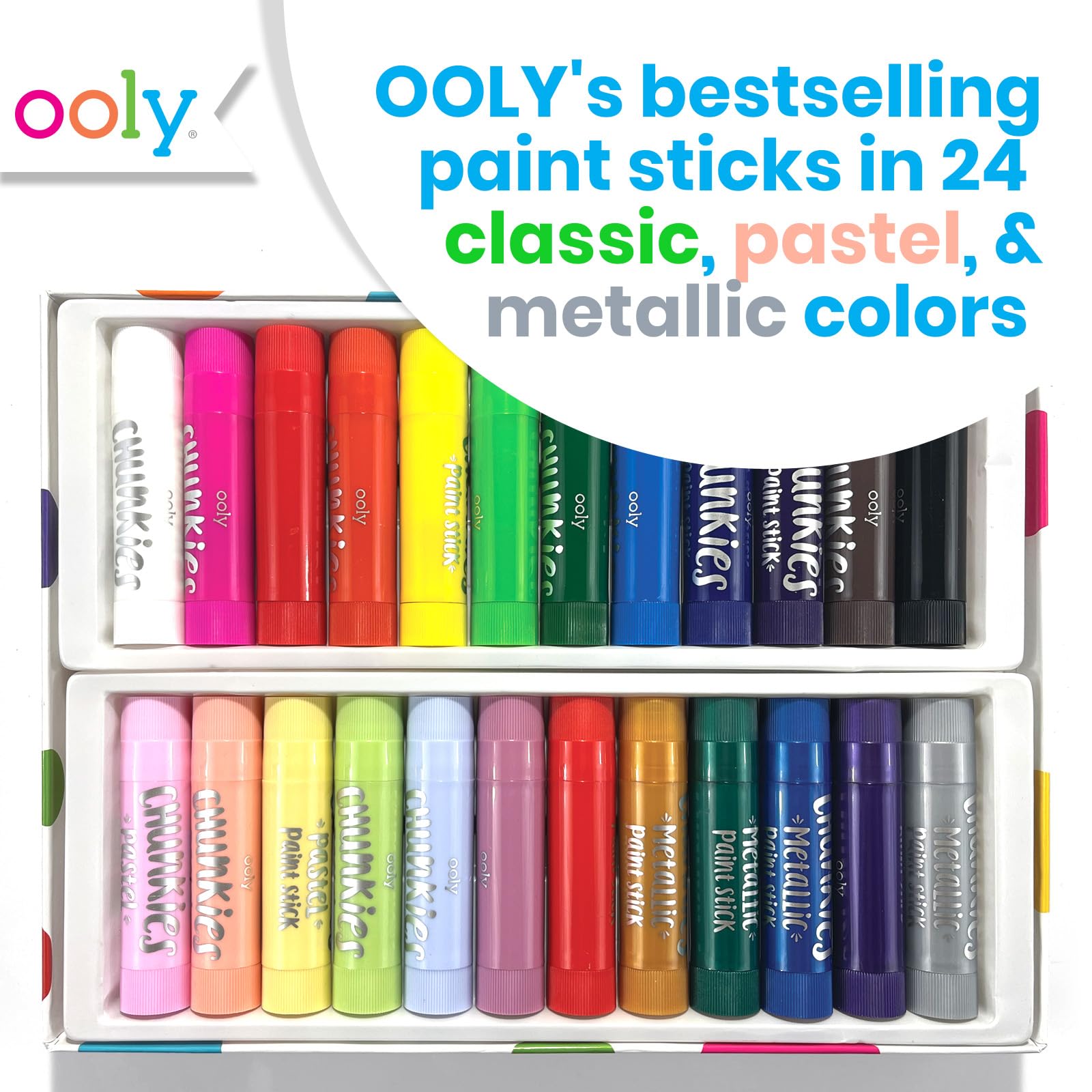OOLY Chunkies pastel colors set ideal for gentle beginner projects