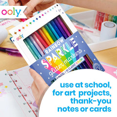 Ooly classic colors glitter markers great for art projects and classroom use.