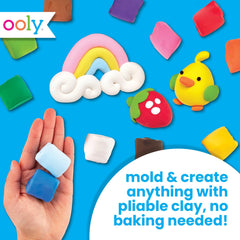 Ooly Creatibles colorful clay tubs show vibrant hues for mixing