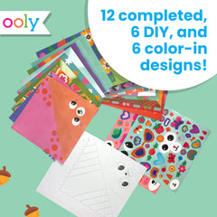 Ooly DIY Paper Kit: 6 blank origami pages for customization and ideas.