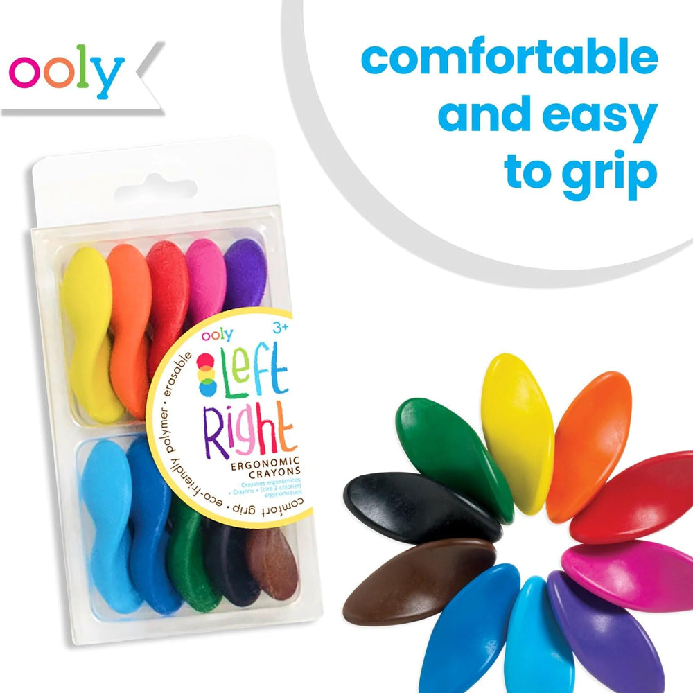 Ooly erasable crayons with bright colors pack enabling mistake-free art and quick erasing