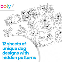 Ooly Undercover Art hidden pattern reveal during coloring, spark imagination for screen-free play.