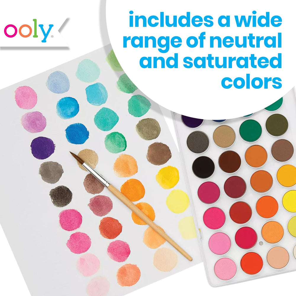 Portable, washable paints by OOLY keep fabrics clean during art time