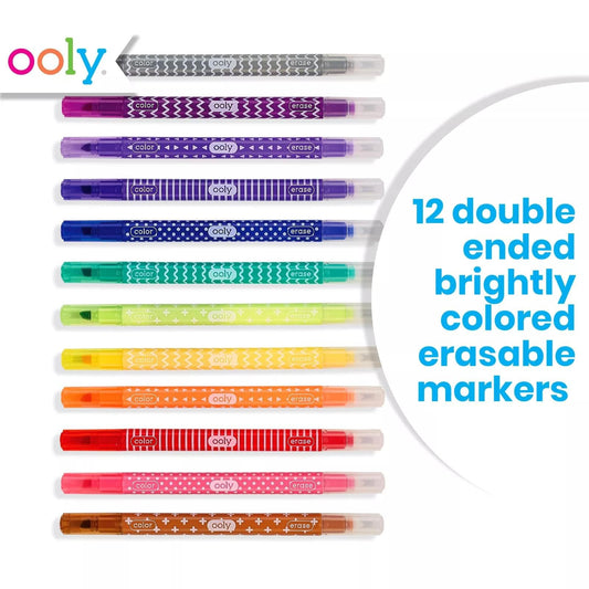 OOLY Make No Mistake markers bright color swatches for quick testing and comparison.