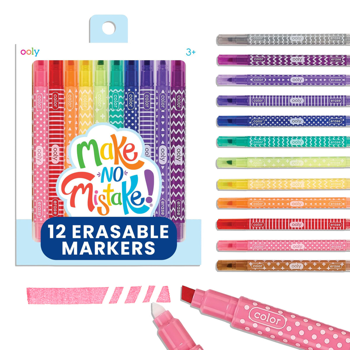 OOLY Make No Mistake markers pack cover showing vibrant colors for creative fun.