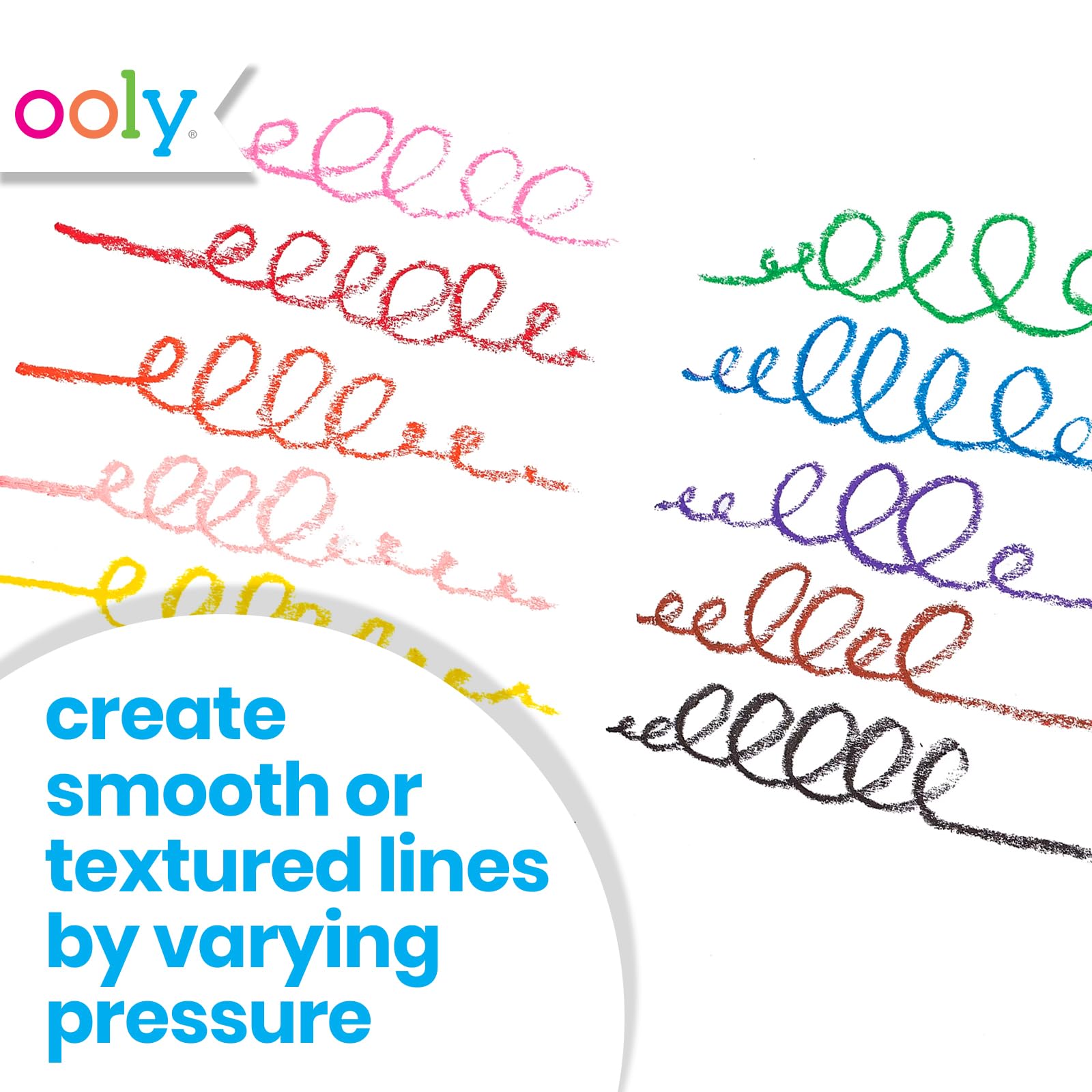 OOLY Rainy Dayz Gel Crayons offer soft buttery texture for smooth coloring
