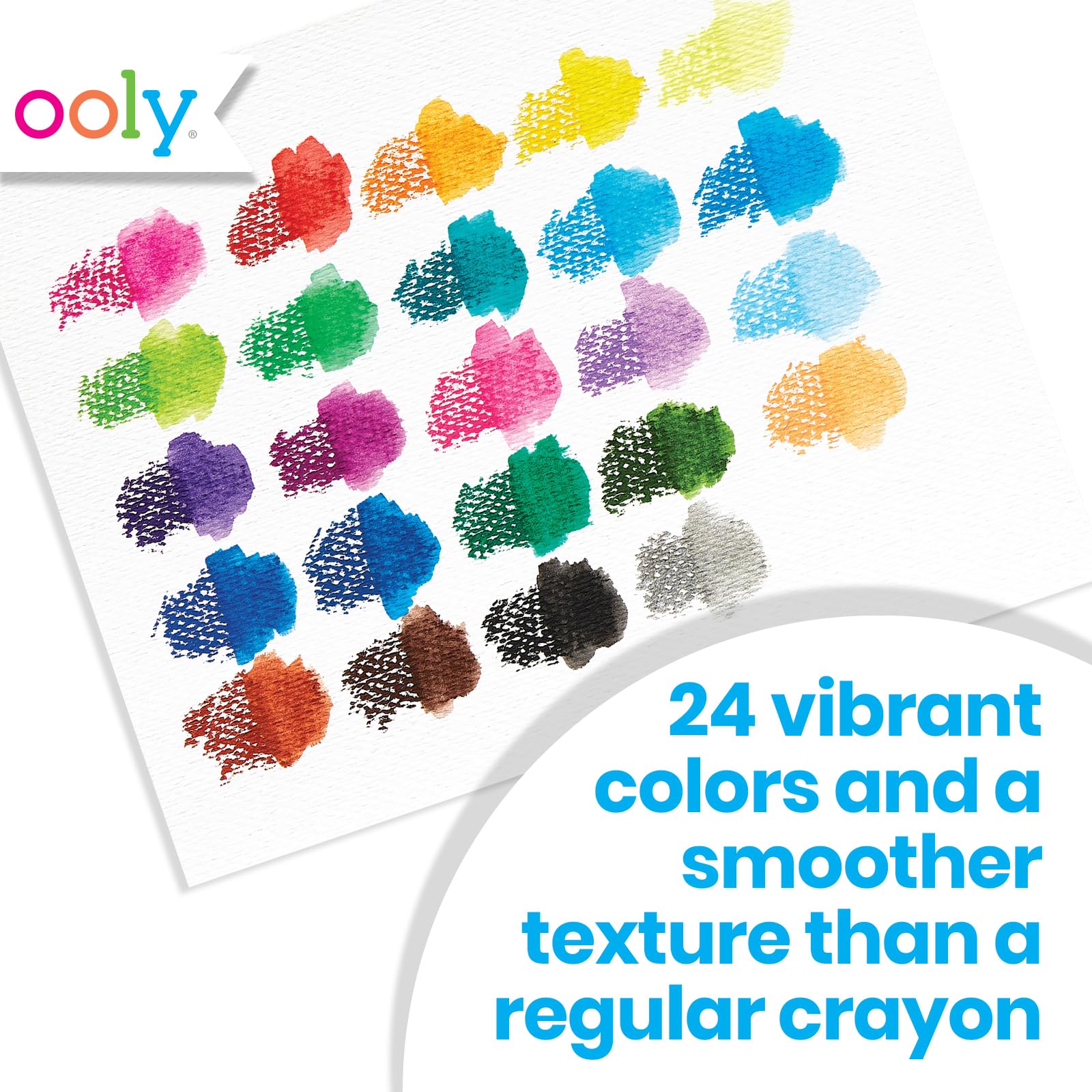 Ooly Smooth Stix paper art for bold illustrations