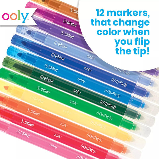 Close-up of Switcheroo color-changing top revealing color shift
