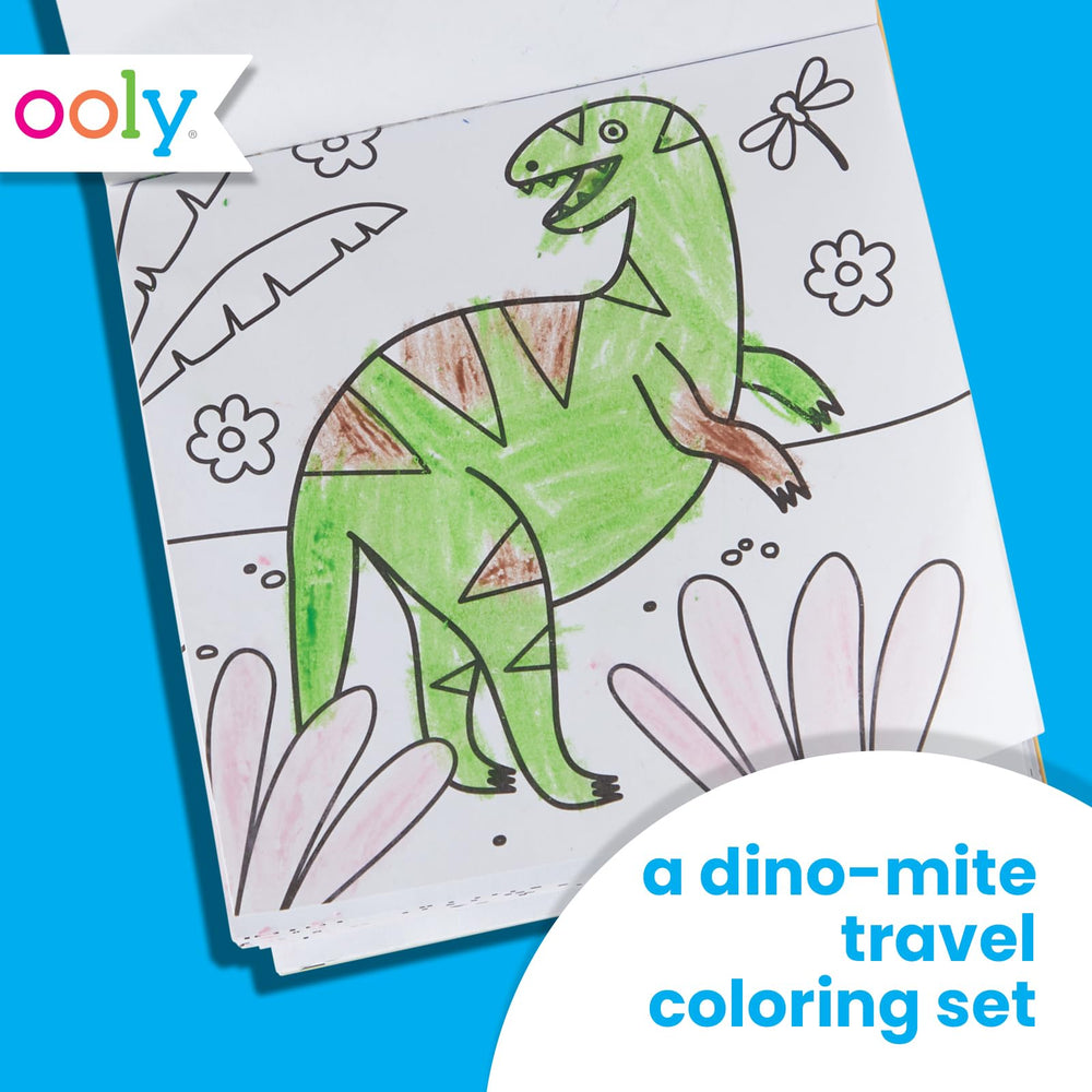 Ooly Travel Art Kit featuring 48 themed pages for engaging travel activities