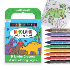 Ooly Travel Art Kit with 9 jumbo crayons for on-the-go creativity