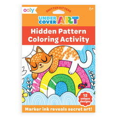 OOLY Undercover Art cover showing hidden pattern coloring cards for kids