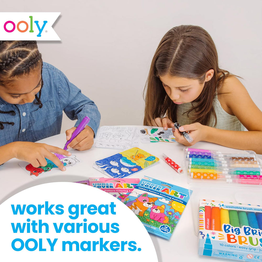 Compact travel-friendly kit by OOLY for car trips and planes