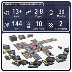 OOMM Games No Escape space station board captures an immersive sci-fi setting