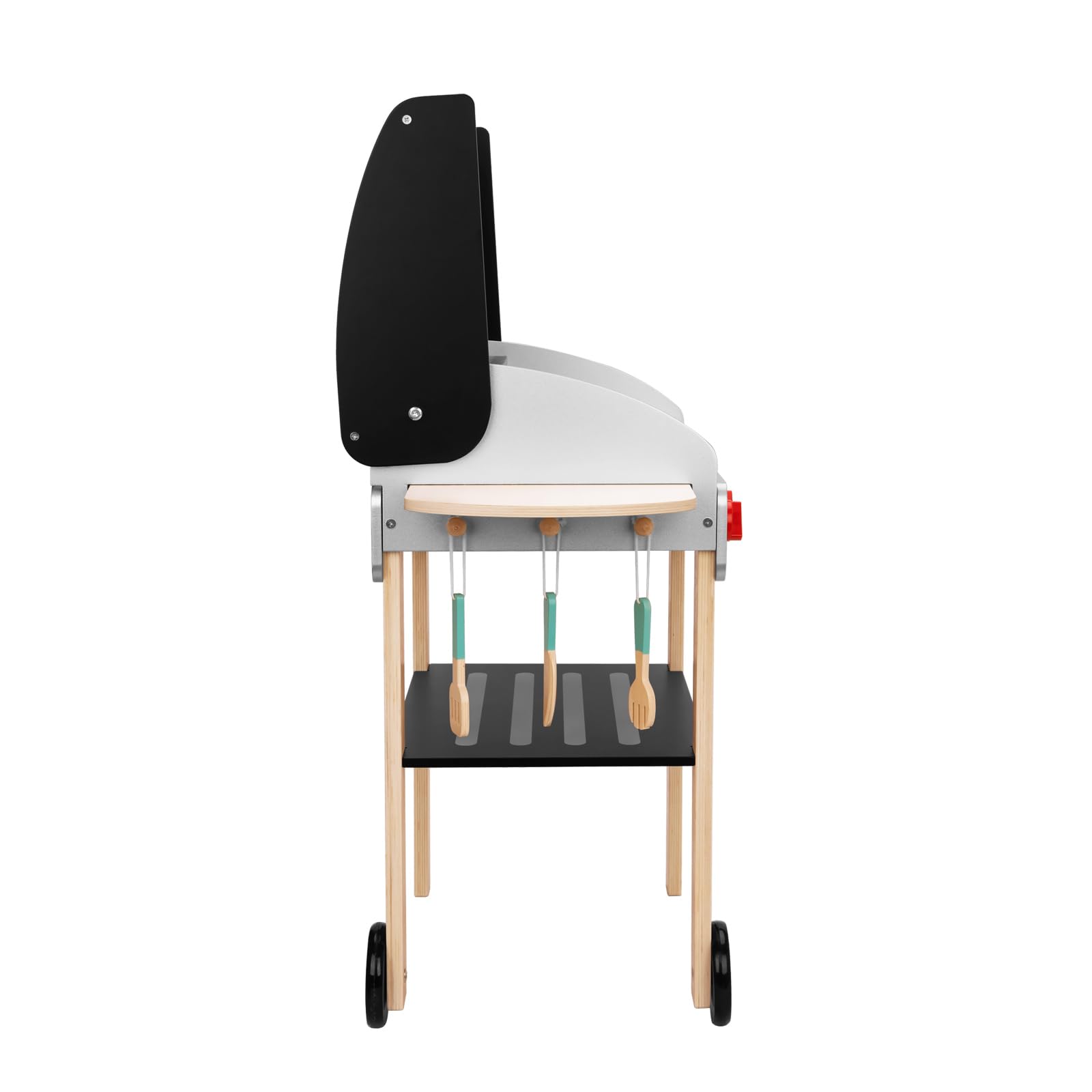 OOOK durable wooden barbecue playset stands up to busy kids