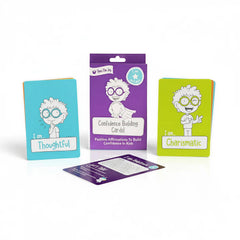 Open The Joy Confidence Cards cover display promotes curiosity and mood-boosting self-belief