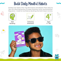 Open The Joy Confidence Cards spread shows affirmations for daily positivity
